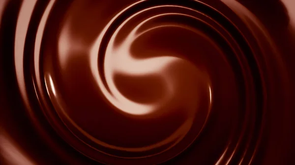 Csobbanás, egy kis csokoládé. 3D illusztráció, 3D-s renderelés. — Stock Fotó
