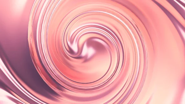 Luxo lindo respingo de fluxo de ouro rosa. ilustração 3d, 3 — Fotografia de Stock