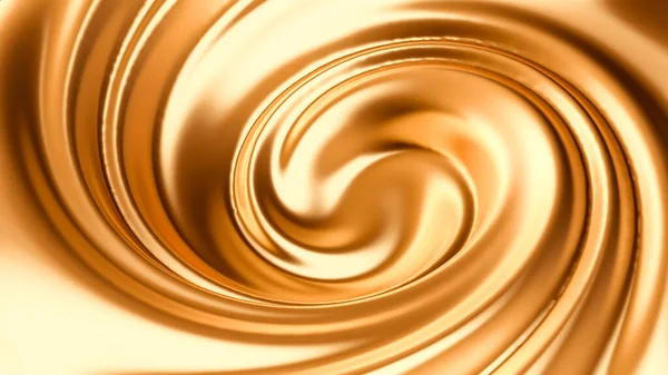 Lusso bella spruzzata di flusso d'oro. Illustrazione 3d, rendering 3d — Foto Stock