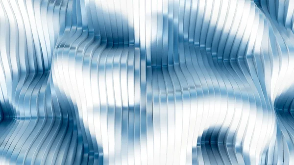 Vit blå bakgrund med linjer. 3D-illustration, 3D-återgivning. — Stockfoto