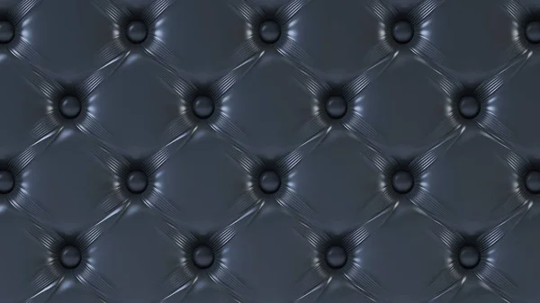 Skórzana sofa tekstury tła. Ilustracja 3D, renderowanie 3D. — Zdjęcie stockowe