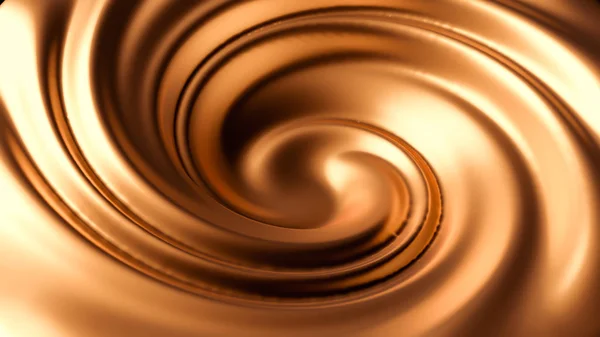 Lusso bella spruzzata di flusso d'oro. Illustrazione 3d, rendering 3d . — Foto Stock