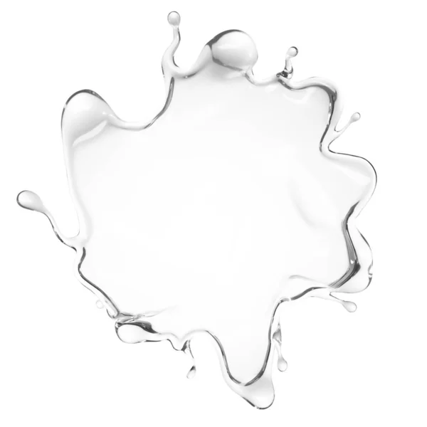 Un chorro de agua. Ilustración 3d, representación 3d . —  Fotos de Stock