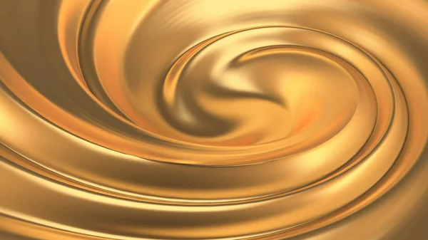 Luxusní krásný cákanec zlata. 3D ilustrace, 3D vykreslování. — Stock fotografie