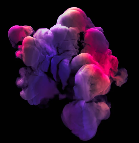 Colorful Smoke Rendering Illustration — 스톡 사진