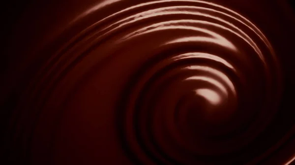 Splash Flusso Cioccolato Rendering Illustrazione — Foto Stock