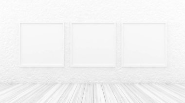 Alçıdan iç plan. 3d görüntüleme, 3d illüstrasyon.