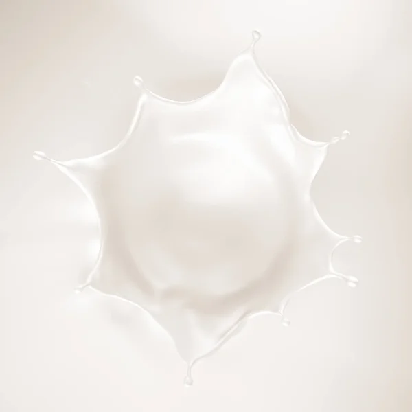 Tasty Sweet Milk Background Splash Rendering Illustration — 스톡 사진