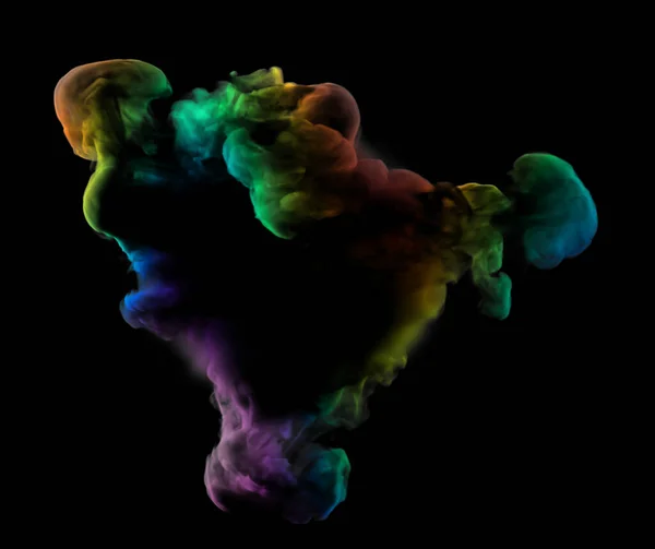 Colorful Smoke Rendering Illustration — 스톡 사진