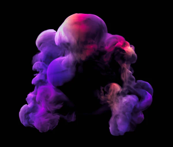 Colorful Smoke Rendering Illustration — 스톡 사진