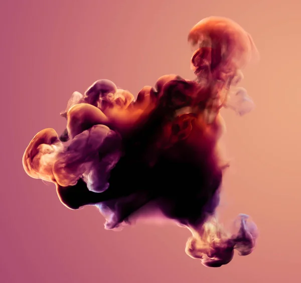 Colorful Smoke Rendering Illustration — 스톡 사진