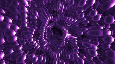 Mor metalik arka plan. 3d görüntüleme, 3d illüstrasyon.