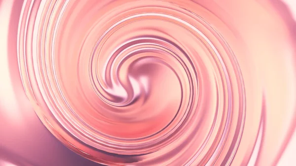 Luxus Gyönyörű Fröccsenő Rózsaszín Arany Renderelés Illusztráció — Stock Fotó