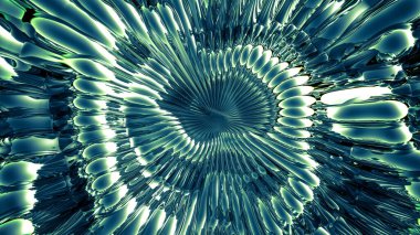 Yeşil metalik arka plan. 3d görüntüleme, 3d illüstrasyon.