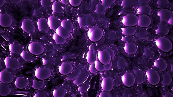 Fundo Metálico Roxo Renderização Ilustração — Fotografia de Stock