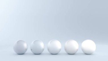 Yuvarlak formlu soyut arkaplan. 3d görüntüleme, 3d illüstrasyon.