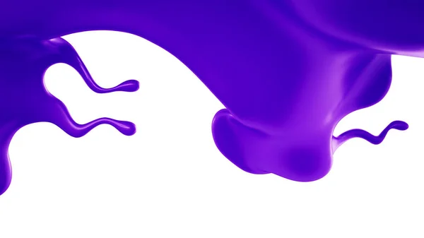 Una Pizca Pintura Púrpura Representación Ilustración —  Fotos de Stock