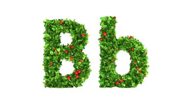 Yaz böğürtlenleri. 3d görüntüleme, 3d illüstrasyon.