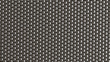 Altıgenli gümüş geometrik arka plan. 3d görüntüleme, 3d illüstrasyon.