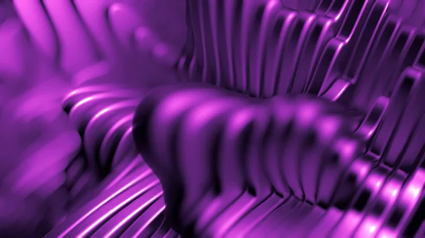Fondo Púrpura Con Líneas Representación Ilustración — Foto de Stock