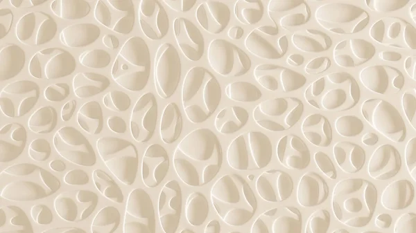 Blanc Fond Texture Jaune Avec Relief Cercles Rendu Illustration — Photo
