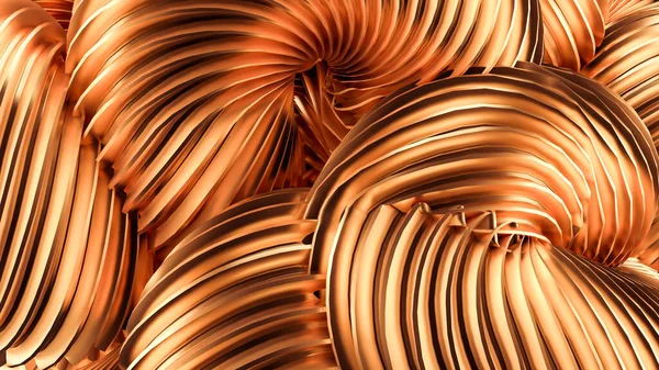 Güzel altın arka plan. 3d görüntüleme, 3d illüstrasyon.