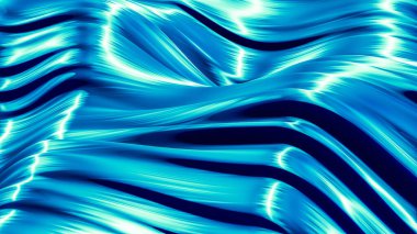 Güzel yeşil turkuaz arka plan. 3d görüntüleme, 3d illüstrasyon.