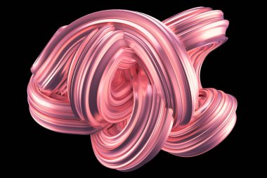 Güzel metalik pembe arka plan. 3d görüntüleme, 3d illüstrasyon.