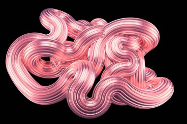 Güzel metalik pembe arka plan. 3d görüntüleme, 3d illüstrasyon.