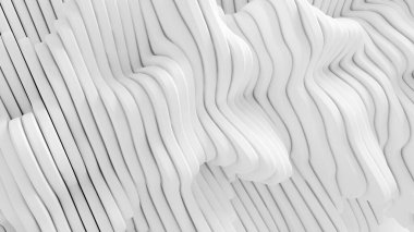 Çizgileri olan beyaz bir arka plan. 3d görüntüleme, 3d illüstrasyon.