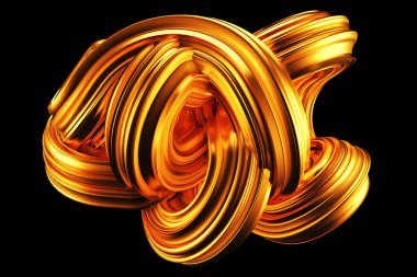 Güzel altın arka plan. 3d görüntüleme, 3d illüstrasyon.