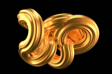 Güzel altın arka plan. 3d görüntüleme, 3d illüstrasyon.