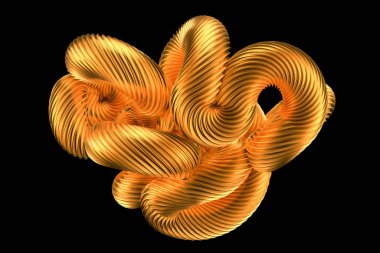 Güzel altın arka plan. 3d görüntüleme, 3d illüstrasyon.