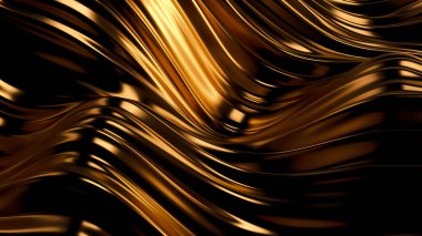 Lüks altın arka plan. 3d görüntüleme, 3d illüstrasyon.