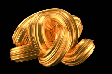 Güzel altın arka plan. 3d görüntüleme, 3d illüstrasyon.