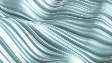 Kumaşlı, güzel, gri bir arka plan. 3d görüntüleme, 3d illüstrasyon.