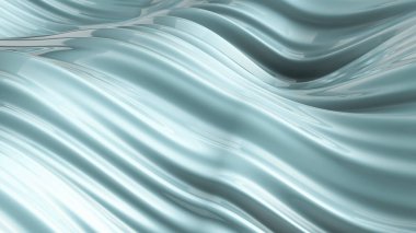 Kumaşlı, güzel, gri bir arka plan. 3d görüntüleme, 3d illüstrasyon.