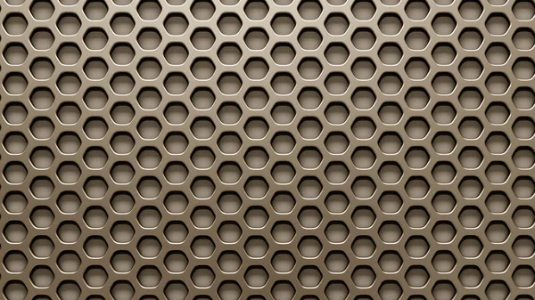 Silver Metal Background Grille Rendering Illustration — Stock Photo, Image