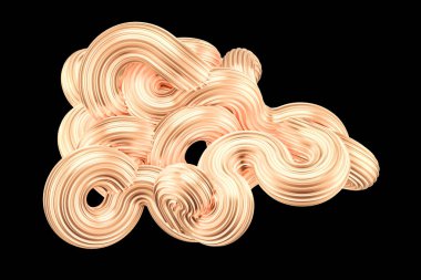 Güzel altın arka plan. 3d görüntüleme, 3d illüstrasyon.