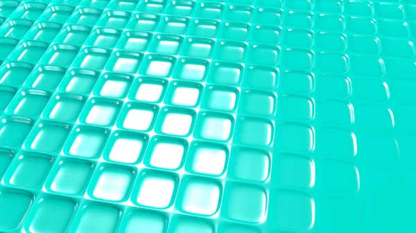 Turquoise Geometric Background Relief Rendering Illustration — Stock Photo, Image