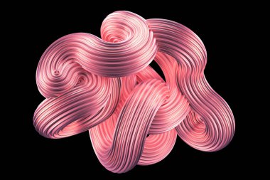 Güzel metalik pembe arka plan. 3d görüntüleme, 3d illüstrasyon.