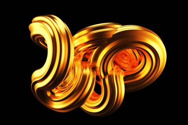 Güzel altın arka plan. 3d görüntüleme, 3d illüstrasyon.