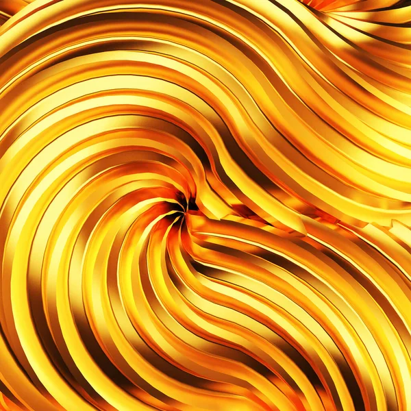 Beautiful Golden Background Rendering Illustration — Stock Photo, Image