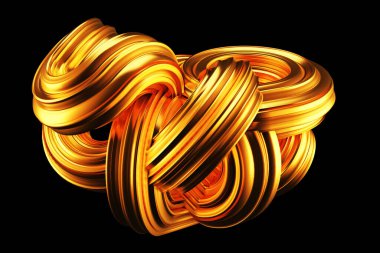 Güzel altın arka plan. 3d görüntüleme, 3d illüstrasyon.