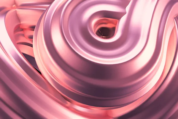 Красивий Металевий Рожевий Фон Візуалізація Ілюстрація — стокове фото