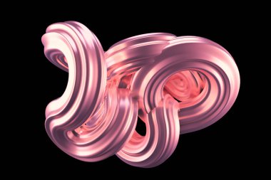 Güzel metalik pembe arka plan. 3d görüntüleme, 3d illüstrasyon.