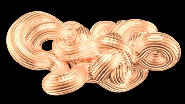 Güzel altın arka plan. 3d görüntüleme, 3d illüstrasyon.