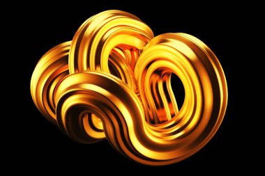 Güzel altın arka plan. 3d görüntüleme, 3d illüstrasyon.