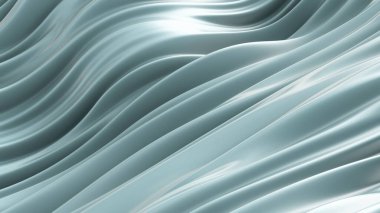 Kumaşlı, güzel, gri bir arka plan. 3d görüntüleme, 3d illüstrasyon.