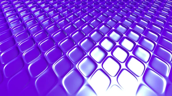 Purple Geometric Background Relief Rendering Illustration — Stock Photo, Image